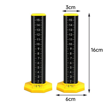 🔥1+1 ingyenes📏 2-in-1 Profi-Nivellierstab✨ Leichtes Aluminium-Werkzeug – Magnetbasis & millimetergenaue HD-Skala!
