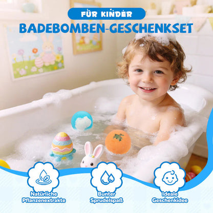 🎁🔥4 dobozs ingyens🛁 Fürdőbomba szett tengeri meglepetéssel – Minden bath bombban játék!