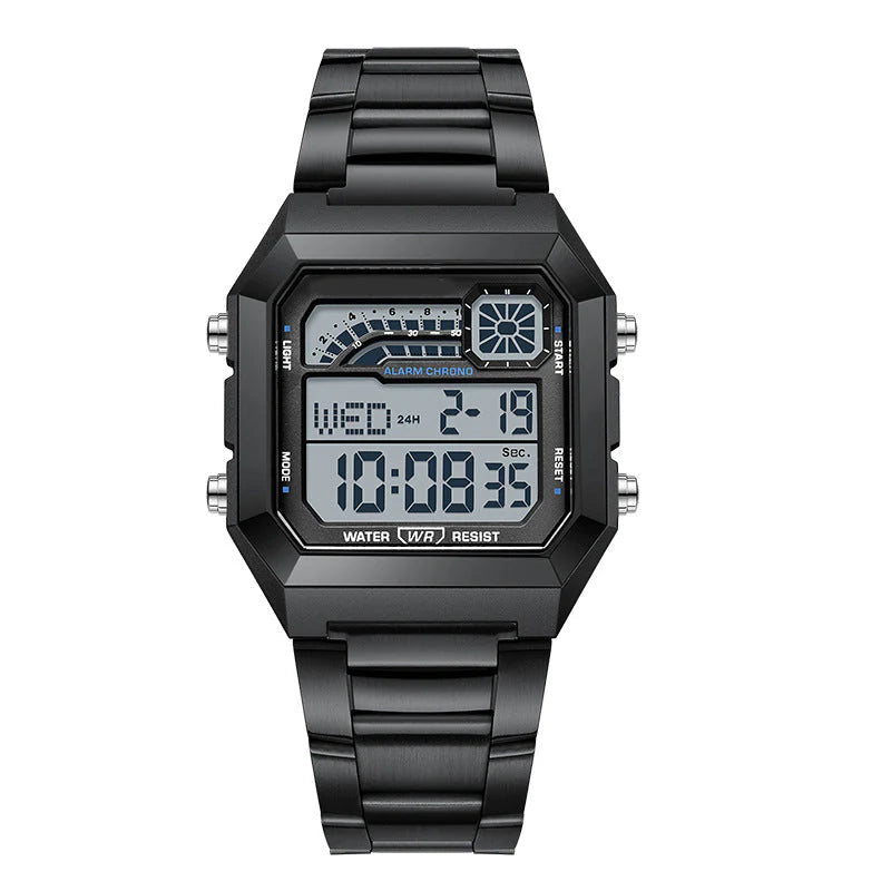 🎁⏰Az utolsó 50 db Ingyenes ajándék-📿Gyönyörű karkötő⌚💎 Uniszex digitális óra – Modern funkciók és tartózkodás egyben!