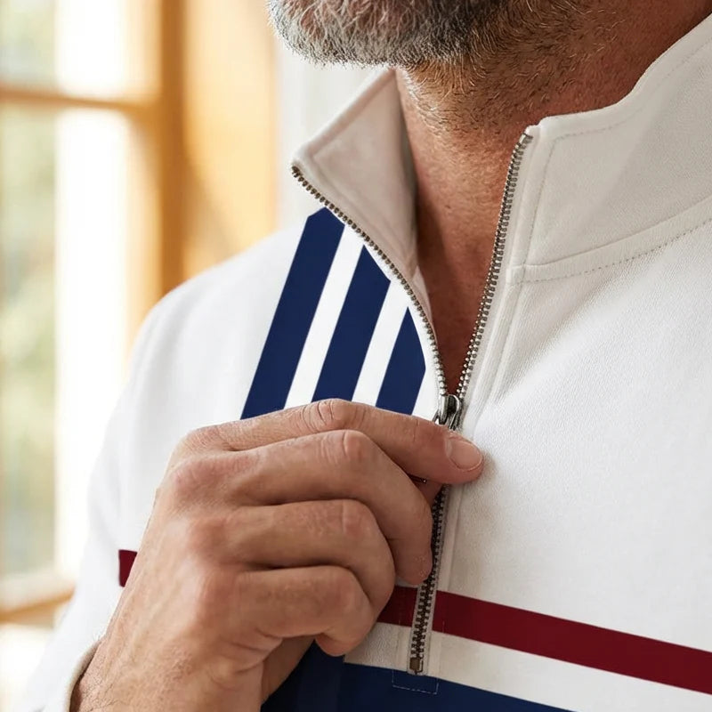 😜 35% árcsökkentés🔥 Megfizethető ruhakészletek🏃‍♂️ Férfi modern mintás edzőruha szett – Kényelmes és stílusos mindennapokra!👖