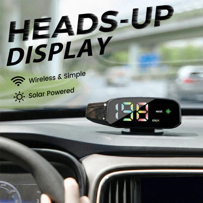 🕰Féláron korlátozott ideig🚘Napenergiás HUD kijelző – biztonságosabb és okosabb vezetés！