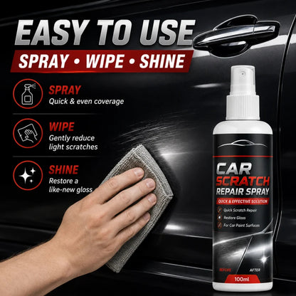 🚗✨ Karcolásjavító spray autókhoz – 3 lépéses polírozás, bőr karcok eltávolítása, védő ápolás! 🛡️💪