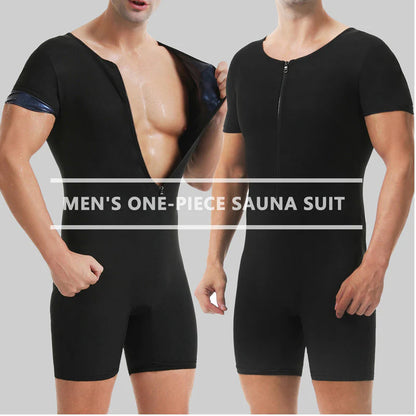 🧖‍♂️ 50% KEDVEZMÉNY!!!🎁Ingyenes ajándék -📿Gyönyörű nyaklánc🔥 Férfi teljes testet fedő szauna-overall – Növeli a kalóriaégetést, izomkompresszió és hőmegtartó polimer szövet 💪