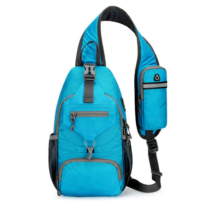 🎒 Férfi outdoor válltáska💧 Vízálló Oxford táska – Több zsebbel ellátott, rendezett tárolás kirándulásokhoz！