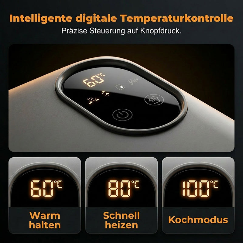 🔥🔝 Legnépszerűbb termékek🍱 Vezeték nélküli, újratölthető elektromos ételhordó🔋7200 mAh akkumulátor, víz nélküli melegítés🌡️ Állítható hőmérséklet！