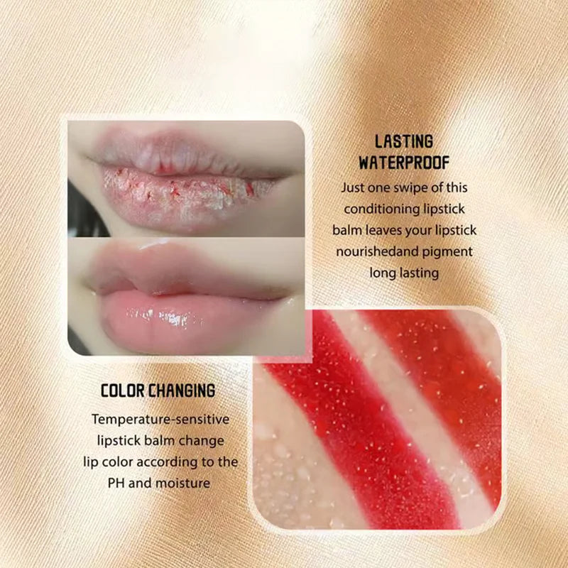 🔥3+2 ingyenes💄 OEZOEZ színváltó rúzs✨ 24K aranyporral + mély hidratálás – Az ajkak nap hossza ragyognak!