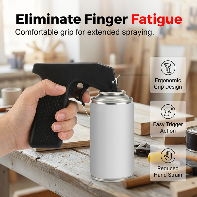 🔝 Legnépszerűbb termékek🖌️Spray palack rögzítőfogantyú🔫Univerzális spray fogantyú – Professzionális használat szerszámok nélküli gyors felszereléssel!