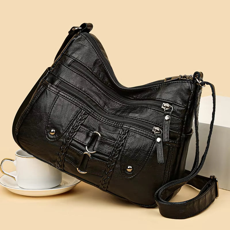 💥Hatalmas árcsökkentés🎒💖 Több rekeszes, biztonságos női táska – Minden napi holmid elfér benne, stílusosan! 🌟🛍️