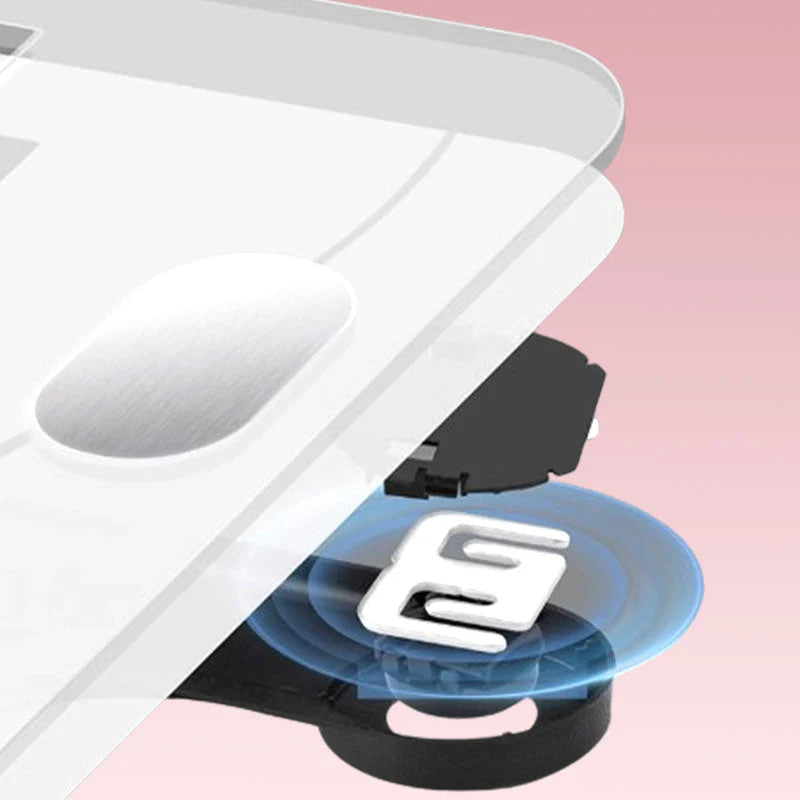 📱 Bluetooth elemző mérleg⚖️ Intelligens testösszetétel mérleg – 18 egészségügyi adat pontosan!