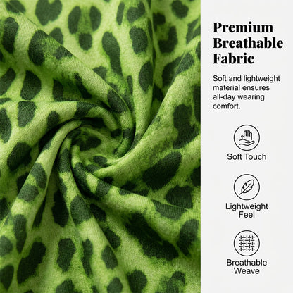 🎉50% árcsökkentés🔝 Legnépszerűbb termékek🌿 Könnyű poliészter hosszú szoknya🐆 Leopárd mintás magas derékú maxi szoknya – Vadász elegancia, karcsúsító sziluett!
