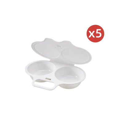 🎁1+1 INGYEN (2 db)🥚⚡ Mikrohullámú sütőbe való tojásfőző – fedéllel és fogantyúval, 3 perc alatt kész, fröccsenés és olaj nélkül 🛡️✨