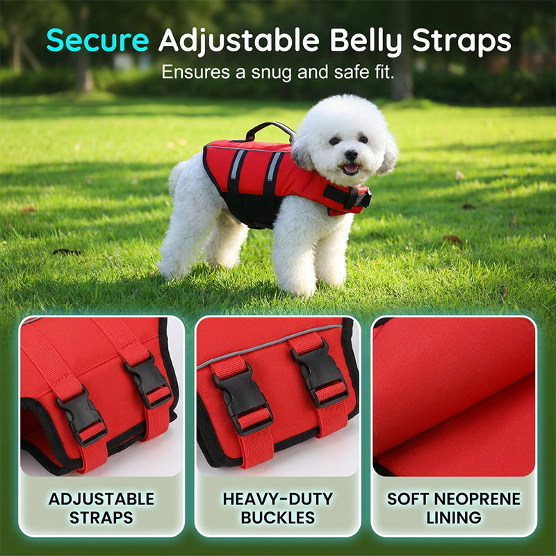 🐕🌊 Kutyamentő mellény – Nagy úszóképességű, ergonomikus testtámasz, XS–2XL-ig! 🛡️💙