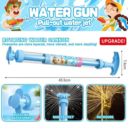 🌈🔫Világos szivárványos LED-es vízipisztoly💧3 egyszerű lépés, szivárgásmentes, gyerekbiztos！