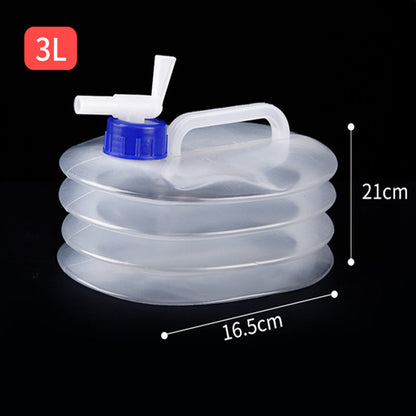 💧 Összehajtható víztartály csapokkal🎒3–15 literes kapacitás – Ultrakompakt tárolás🏕️ Szivárgásbiztos csap + ergonomikus fogantyú！