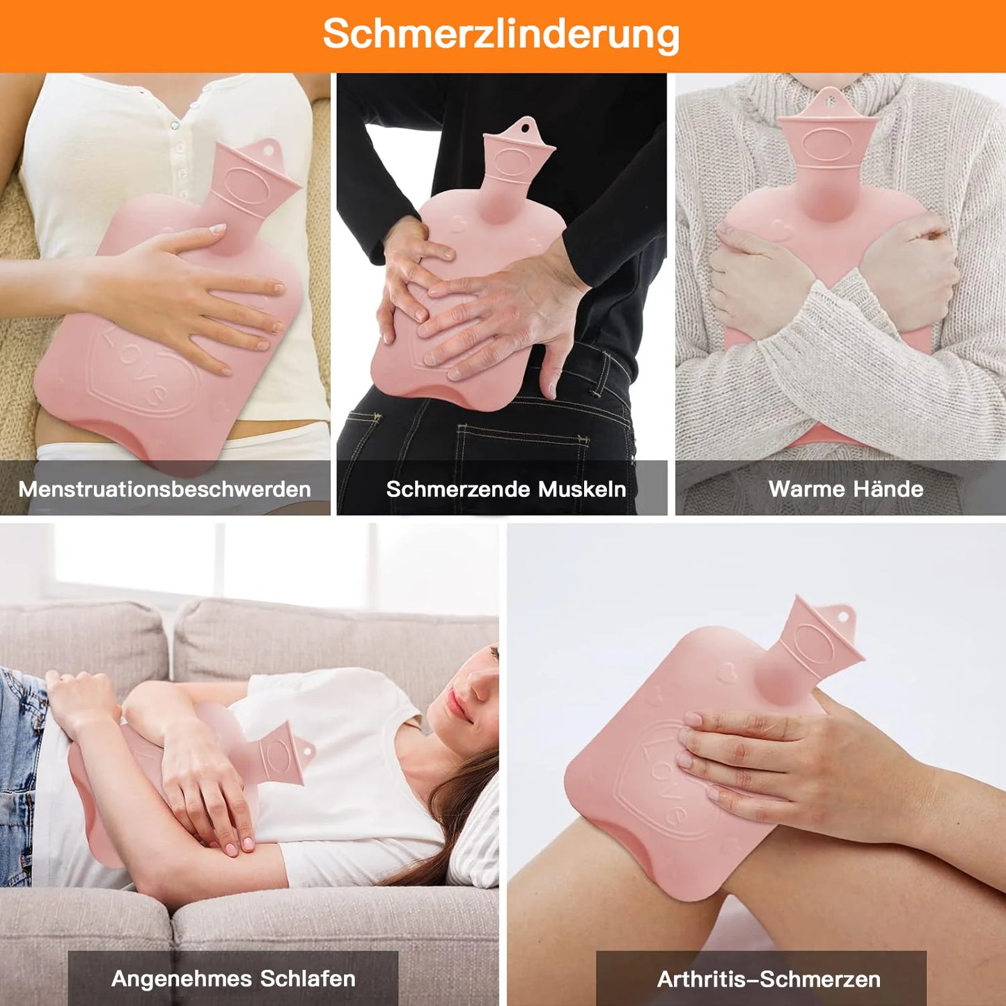 🔥1+2 ingyenes❄️ Melegvizes palack plüss párnával – Derékfájdalom, izomrelaxáció és melegítés mindenkinek!