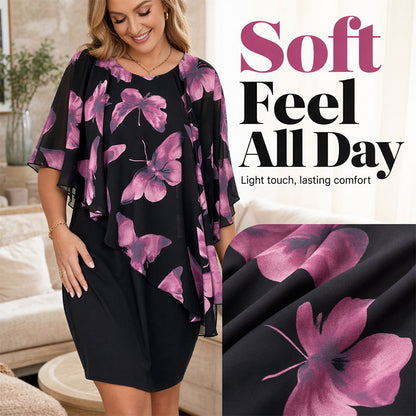 📿Ingyenes rózsa nyaklánc🌸✨ Elegáns virágmintás kötő – Kecsesen terül a vállakra, finoman eltakarja a karokat – Légáteresztő anyagból, egész napos kényelem 🧵👗
