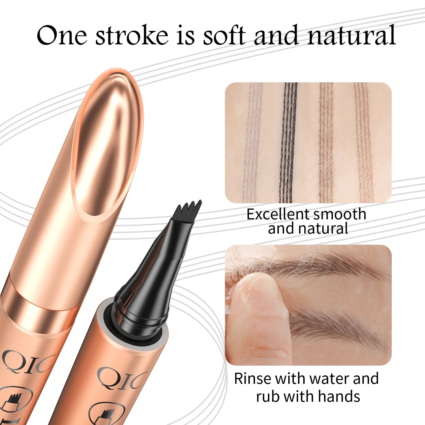 🔥1 vásárol 1 ingyen kap🖌️3D Microblading szemceruza – 4 villás hegy + 24 órás vízállóság!