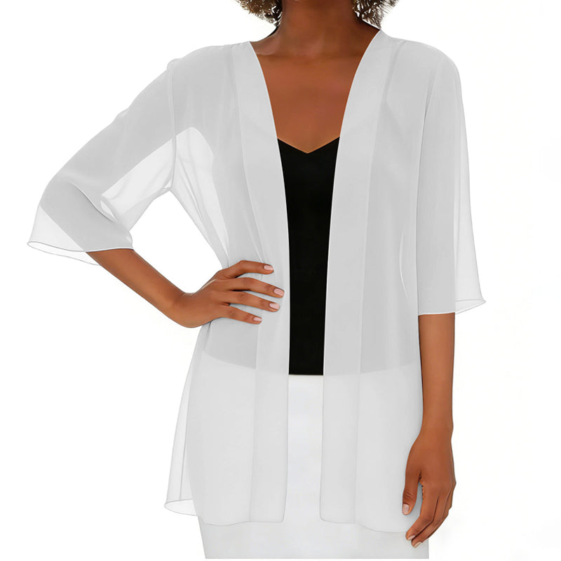 🧥🌸 Átlátszó nyitott kardigán – Prémium, lélegző anyag, 9 színben, S–2XL-ig! ✨💫