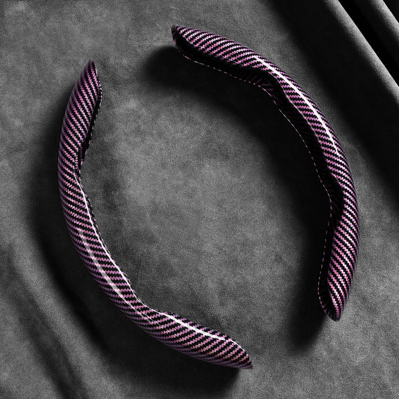 🚗✨ Szénszálas kormánykerék-huzat – Pillangó ihletésű ergonomikus design, 30%-kal nagyobb felületi súrlódás! 🛡️💪