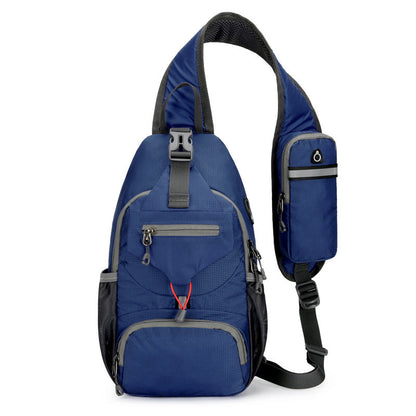 🎒 Férfi outdoor válltáska💧 Vízálló Oxford táska – Több zsebbel ellátott, rendezett tárolás kirándulásokhoz！
