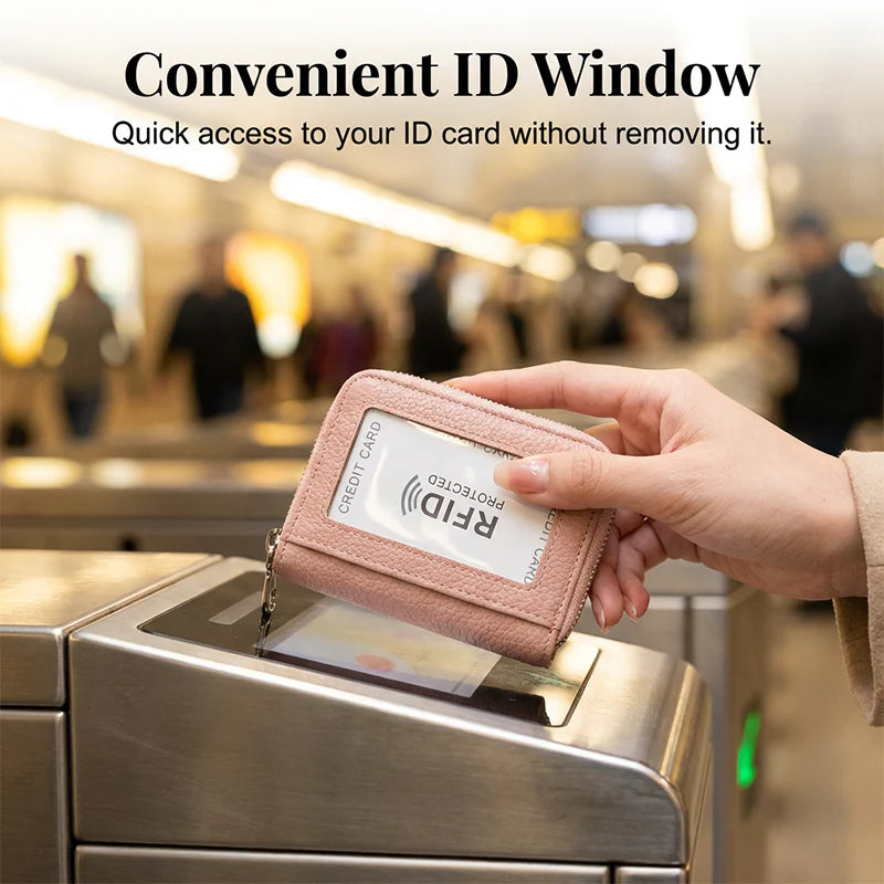 🔥1+1 ingyenes💳 RFID-védelemmel ellátott PU bőröpenztárca🃏 Harmónikaszerkezetű kártyatartó – Rendeltetlen tárolás minden napra!