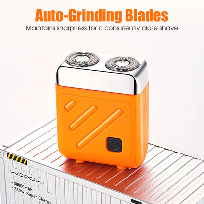 🎉Bestseller akció🪒 Kompakt elektromos borotva🔋 Type-C töltött mini borotva – Ideális otthon és utazás során!