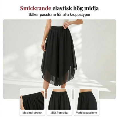 💥🎉49% árcsökkentés👖 Lediga aszimmetrikus sifon nadrág 🧘 Elasztikus magas derék🌿 Könnyű, puha és légies