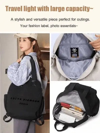 😍2026 tavaszi újdonságok🌟 3 az 1-ben multifunkcionális hátizsák🎒 Stílusos prémium nylon hátizsák – Több hordási mód, tágas tárolóhely és tartós kivitel!