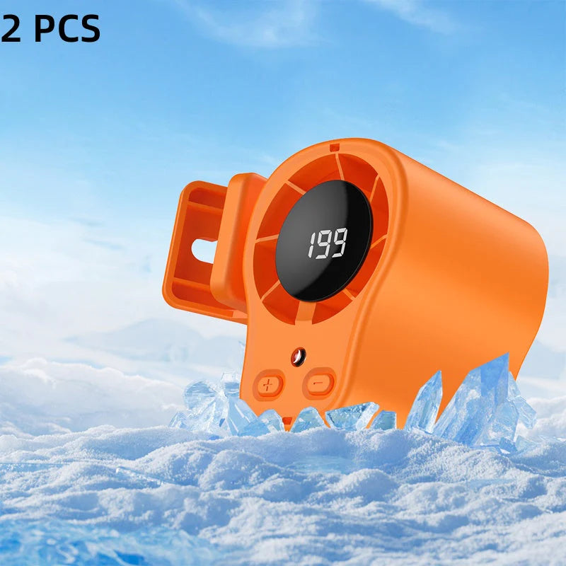 🔥1+1 ingyenes (összesen 2)🚗💨 LED-es autós hűtőventilátor – Csendes, erős légáram, 199 sebességfokozattal! 🌬️🔋
