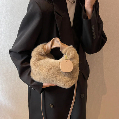🎁Ingyenes ajándék✨ Luxus érzetű, bőrbarát kézitáska👜 Műszőrme táska – Elegancia és funkcionalitás minden nő számára!