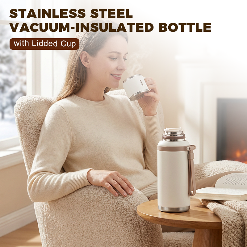 😜40% árcsökkentés 💎 316-os rozsdamentes acél 🥤 600ml vákuumszigetelt palack – Forró vagy hideg órákig!