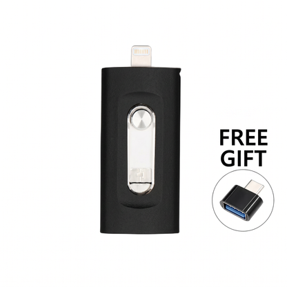 📱💻 3-in-1 univerzális flash meghajtó⚡ Gyors plug-and-play + fémház + 2 TB-ig!