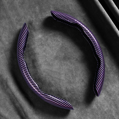 🚗✨ Szénszálas kormánykerék-huzat – Pillangó ihletésű ergonomikus design, 30%-kal nagyobb felületi súrlódás! 🛡️💪