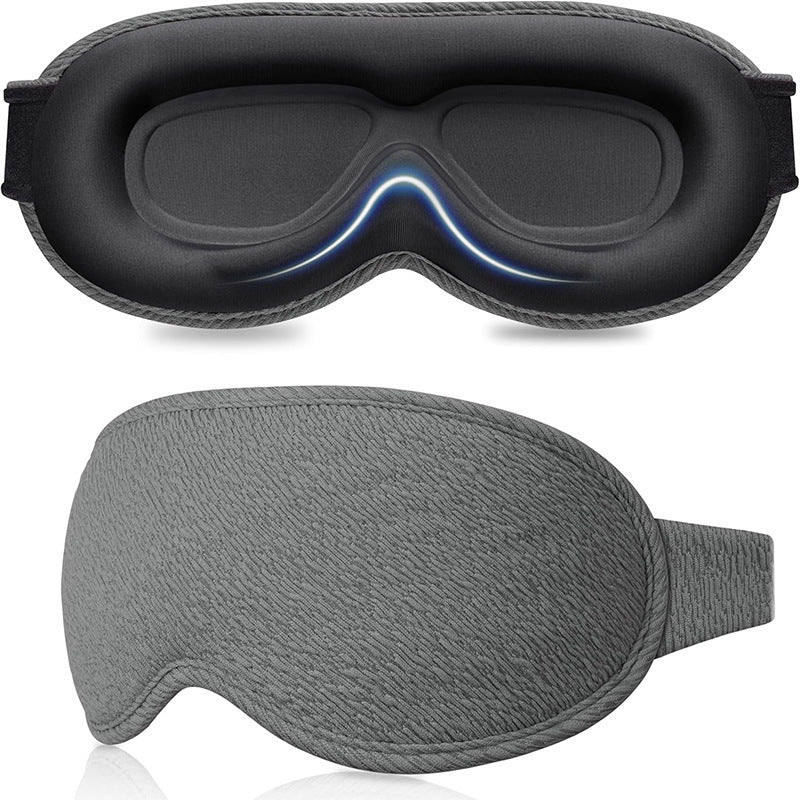 🔥1+1 ingyenes🌙 Kontúrozott memóriahabos szemmaszk😴 3D ergonomikus alvószemmaszk – 100% fényzáró, nyomásmentes kényelem egész évben!