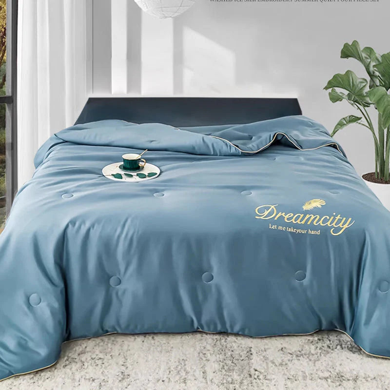 💎35% árcsökkentés🛏️2026 új, hűvös technológiájú ágyneműkészlet | Mosható és lélegző 💤☁️ Aludj, mintha a felhőkön feküdnél ！