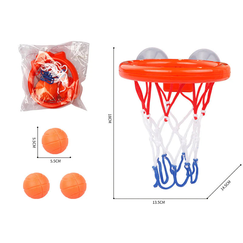 🏀 Többféle mintás játékkarika – Erős tapadókoronggal, biztonságos gyerekjáték!