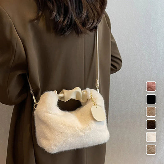 🎁Ingyenes ajándék✨ Luxus érzetű, bőrbarát kézitáska👜 Műszőrme táska – Elegancia és funkcionalitás minden nő számára!