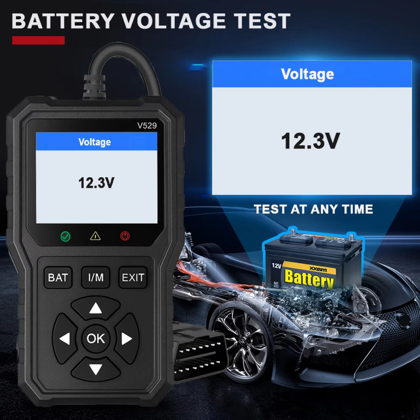 🔥Második termék féláron🚗 Öndiagnózisos autó! OBD2 szkenner – Hibakódok olvasása/törlése másodpercek alatt!