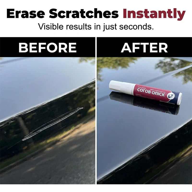 🎁🔥2+2 INGYEN🚗 Fekete karosszériajavító toll – Kétoldalas hatás: precíz fémhegy + széles ecset🛡️Tartós, vízálló tömítés🚙