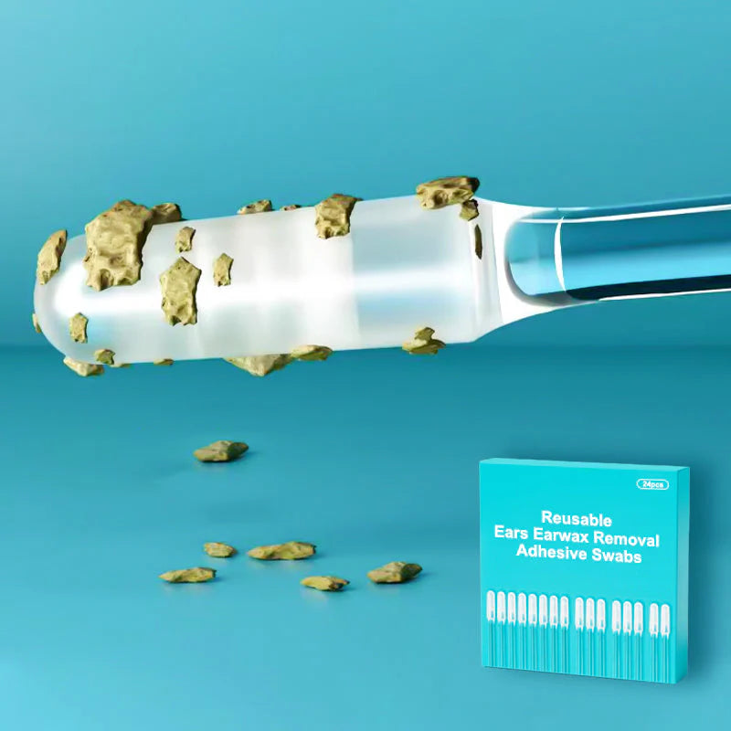 🔥🔥48+24 ingyenes😜50% árcsökkentés👂 Biztonságos, fájdalommentes fültisztítás!🌱 Környezetbarát fültisztító tampon – Mosható, többcélú használat felnőtteknek, babáknak és állatoknak!