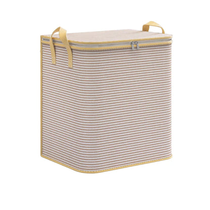 📦 Nagy kapacitású otthoni tárolózsák – Összecsukható, helyet spóroló design👜 Megerősített fülek + simán működő dupla cipzár！