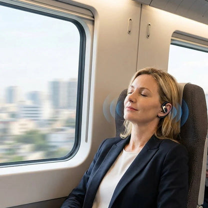 👍2026 Új modell🎧 Nyitott fülű Bluetooth fülhallgató – 72 órás lejátszás és Hi‑Fi hang mindenhol!