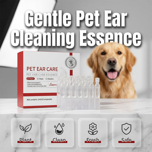 🎁1+1 INGYEN (2 db)🐕🌿 Fültisztító ampulla háziállatoknak – Eltávolítja a szennyeződéseket és a viaszt, friss és tiszta füleket biztosít! 🌸🧴