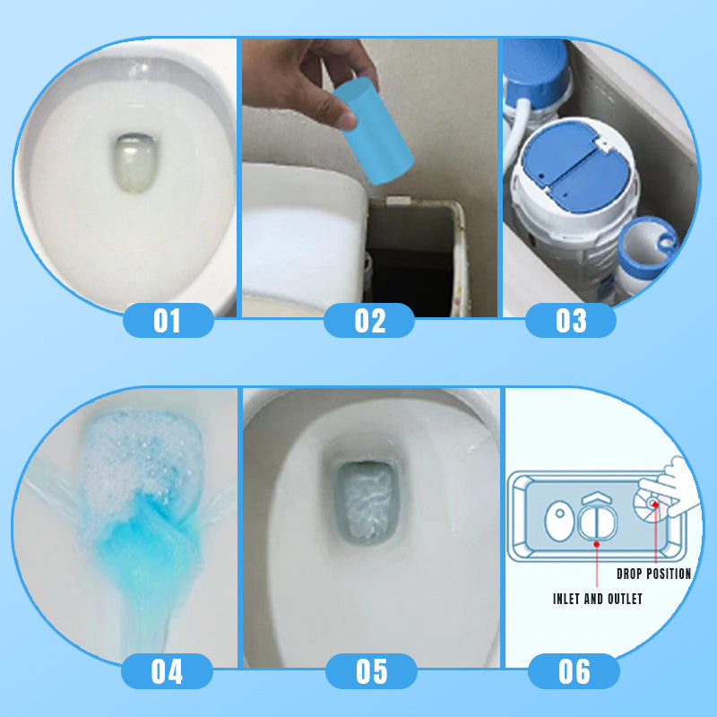 ✋Két termék eladó🚽 WC Tisztító Stift: Foltok Eltűnnek, Frisség Marad 7 Napig!