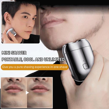 😛40%-kal csökkent⚡Férfi Elektromos Borotva – Kettős Gyűrűs Pengék + IPX7 Vízálló!