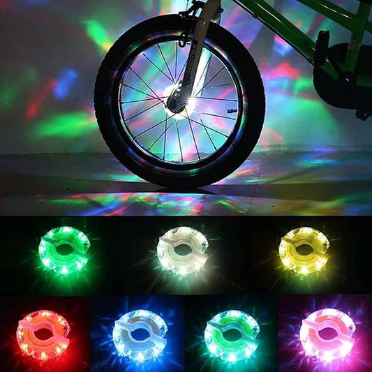 LED kerékpárkerék-agylámpa éjszakai kerékpározáshoz