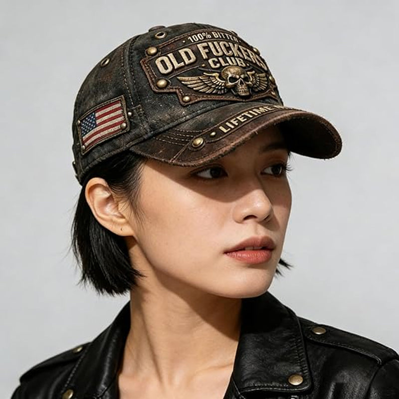 💝🧢Retro hímzett baseball sapka🌬️ Szellőzőnyílásokkal, egész napos kényelem!