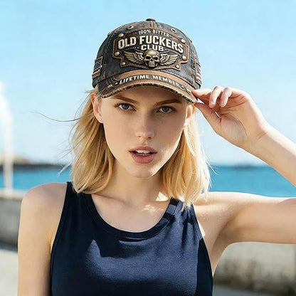 💝🧢Retro hímzett baseball sapka🌬️ Szellőzőnyílásokkal, egész napos kényelem!