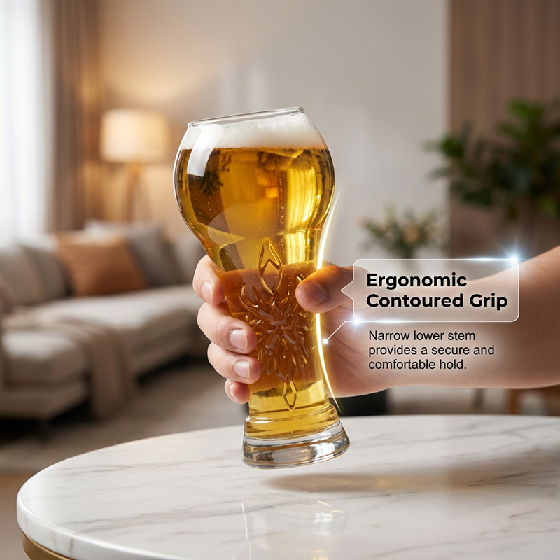 🎁1+1 INGYEN (2 db)🕰Féláron korlátozott ideig🍺 Kristálytiszta söröspohár, tökéletes ízélményhez！