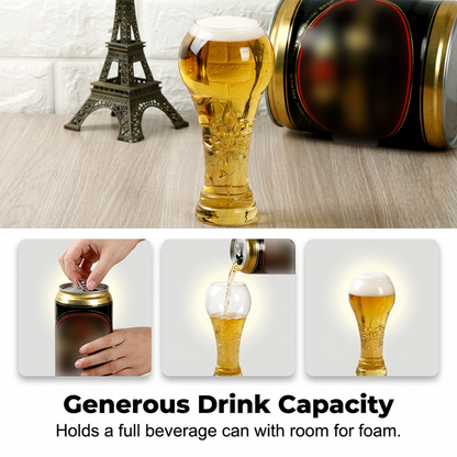 🎁1+1 INGYEN (2 db)🕰Féláron korlátozott ideig🍺 Kristálytiszta söröspohár, tökéletes ízélményhez！